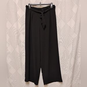 Attention Black Wide-Leg Dress Pants Trousers High Rise Women's Size Medium